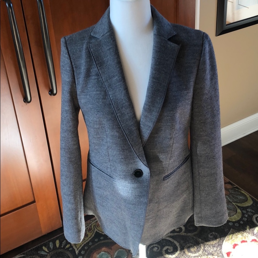 Ann Taylor gray blazer - like new